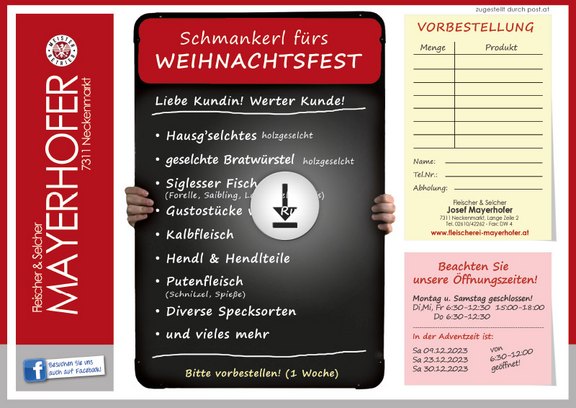 Aktueller Flyer - Weihnachten