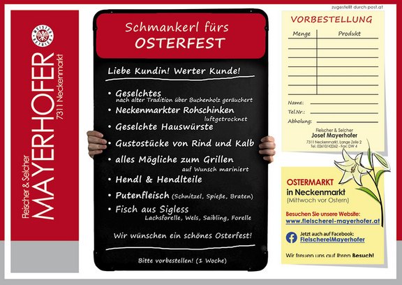 Aktueller Flyer - Ostern