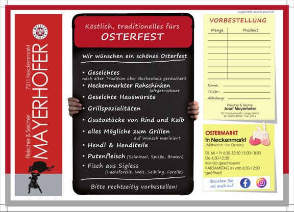 Aktueller Flyer - Ostern Aktueller Flyer - Ostern